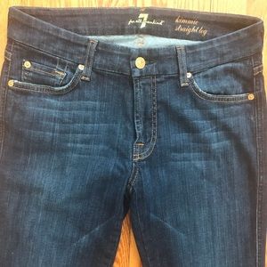 7 for all mankind straight leg jeans
